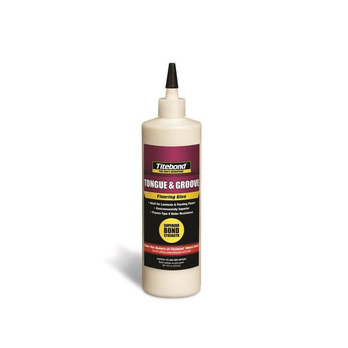 TITEBONDTG TITEBOND TONGUE & GROOVE GLUE 16OZ 12P/BX  APPROX COVERAGE 50-65 SFT