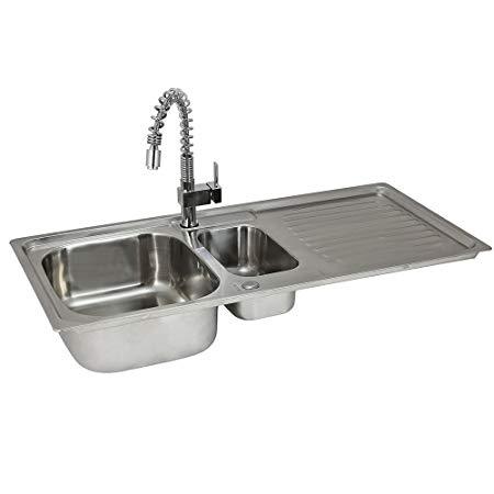 STAINLESS STEEL REVERSIBLE SINK SS REF: 4084 THICKNESS 1,2MM. 40