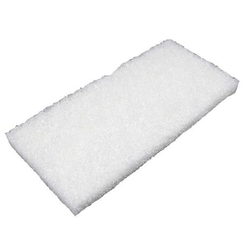 SCRUBBER PADS WHITE 8510SW P1 12 PER CASE CASE WEIGHT 1LBS Effectively Cleans Epoxy Grout Residue from Tile & Stone White - Light Abrasion