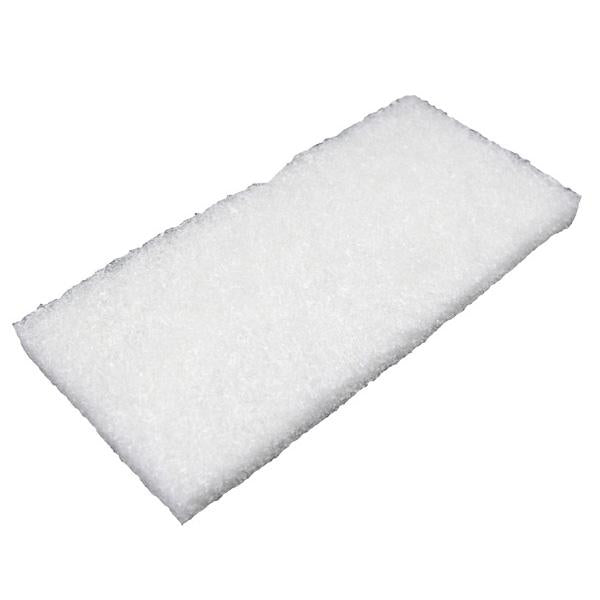SCRUBBER PADS WHITE 8510SW P1 12 PER CASE CASE WEIGHT 1LBS Effectively Cleans Epoxy Grout Residue from Tile & Stone White - Light Abrasion