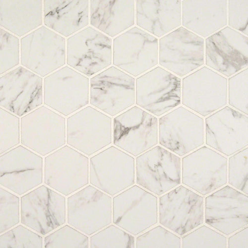 CARRARA  HEXAGON MATTE 2